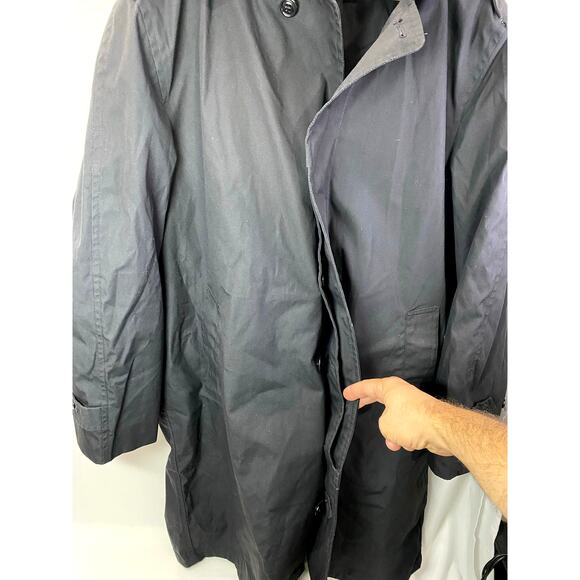 American Apparel US.ARMY 40 BLK 8405-01-220-2555 Coat black polyester 23x40 - Picture 8 of 9